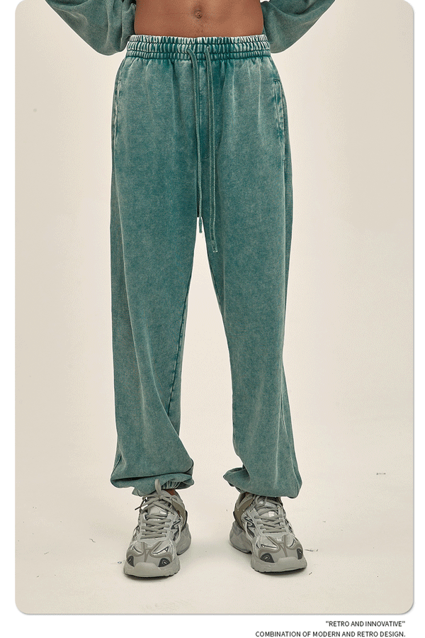 شعار مخصص للرجال Sweatpants خمر