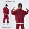 350G Custom Logo Unisex Fleece Heavyweight Jednobarevn&eacute; Neform&aacute;ln&iacute; mikiny s kapuc&iacute;