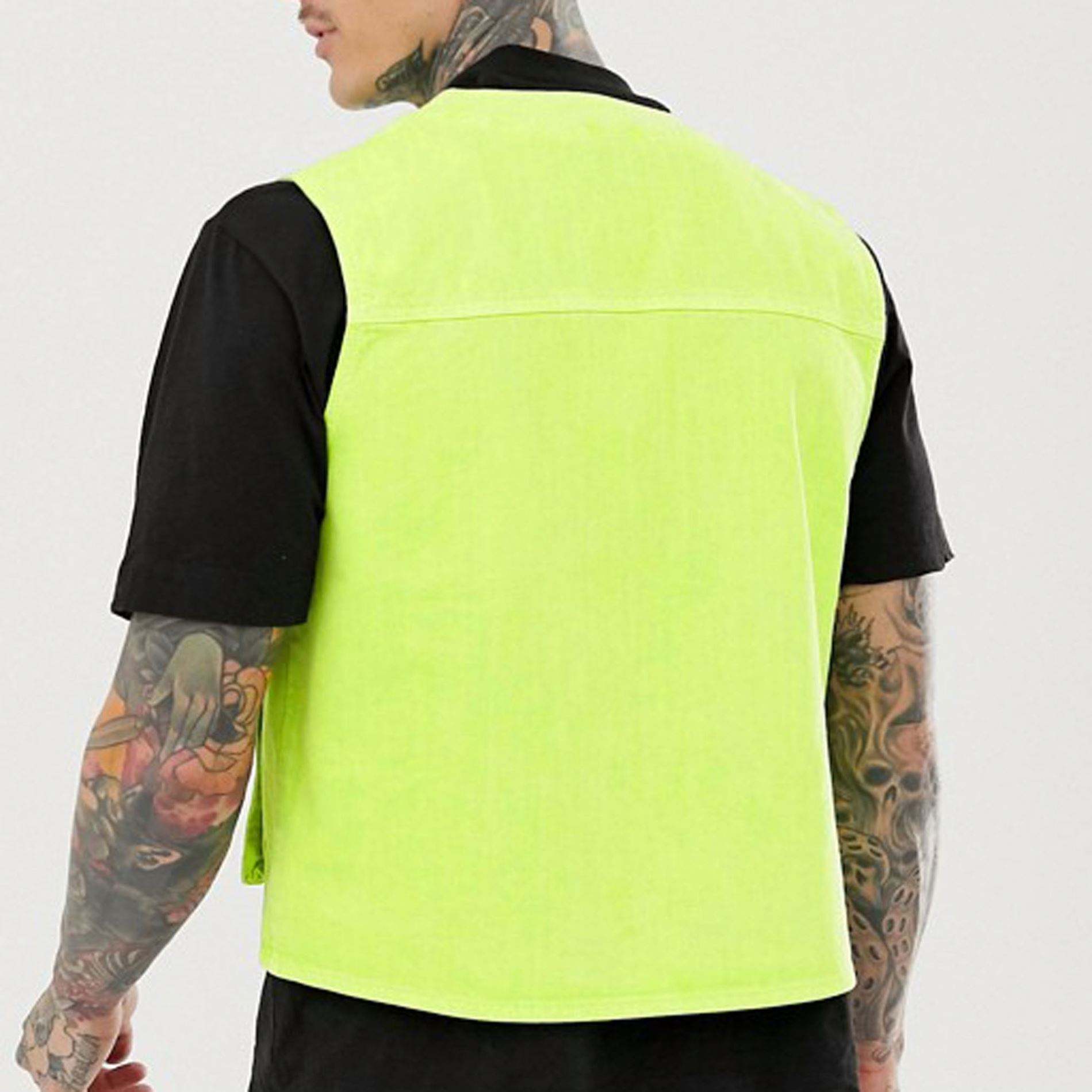 Hei&szlig;er Verkauf Neue Mode m&auml;nner Westen &Auml;rmellose Jacke Einfarbig Rei&szlig;verschluss Multi Taschen Herren Utility Weste