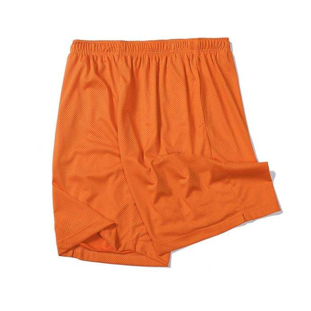 New Trend Cutsom Unisex စတိုင် ဘတ်စကက်ဘော ဘောင်းဘီတို အစိုင်အခဲအရောင် အမျိုးသား Elastic Wiast Mesh ဘောင်းဘီတို