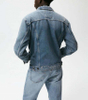 OEM-producent Custom Herre Bomuld Streetwear Button Up Vintage Distressed Jean Denimjakke