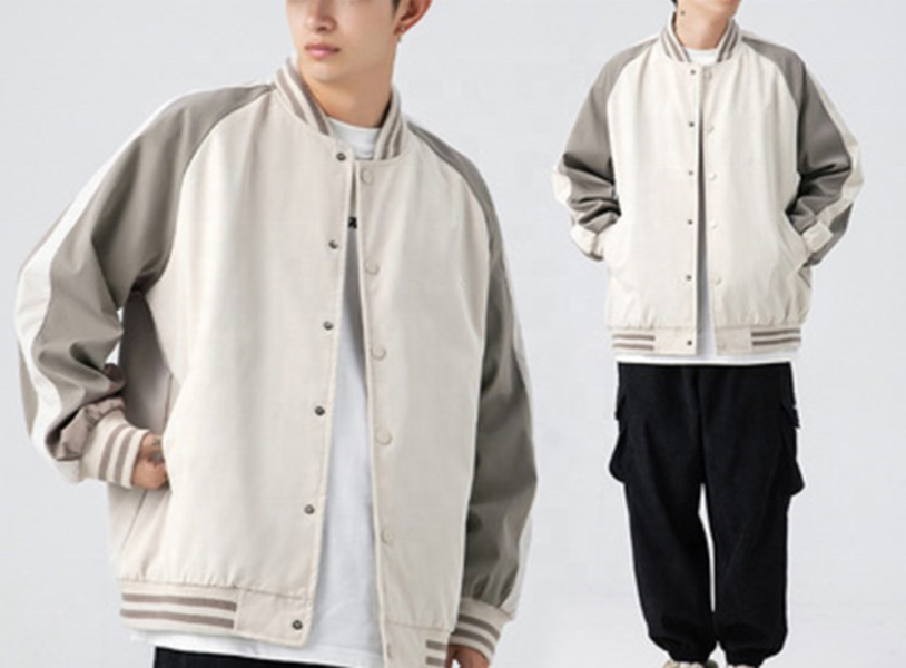 Fabricant OEM personnalis&eacute; de haute qualit&eacute; tricot&eacute; d&eacute;contract&eacute; surdimensionn&eacute; sweat-shirts uniforme de baseball veste de manteau