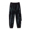 OEM fabricant personnalis&eacute; Polyester coton hommes imprim&eacute; Logo Jogger pantalons de surv&ecirc;tement hommes couleur bloc Cargo pantalons personnalis&eacute;s hommes