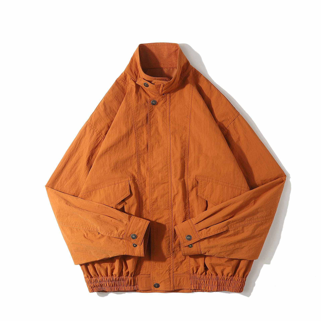 Giacca da cappotto con colletto alla coreana, semplice, casual, alla moda, all'ingrosso, produttore OEM
