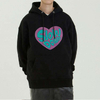 Pengeluar OEM Mens Berkualiti Tinggi Chenille Bordir Patches Hoodies Custom Loose Fit Fesyen Hoodies Untuk Lelaki