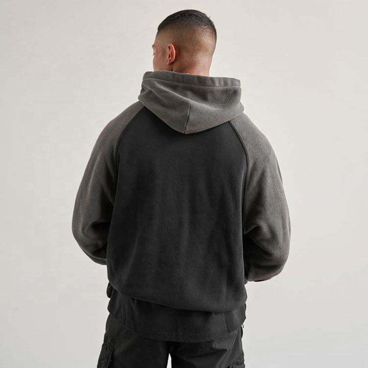 Fabricante OEM Inverno Grosso 450Gsm Moda Velo Homens Mens Hoodies em branco Hoodies de desgaste de rua masculino