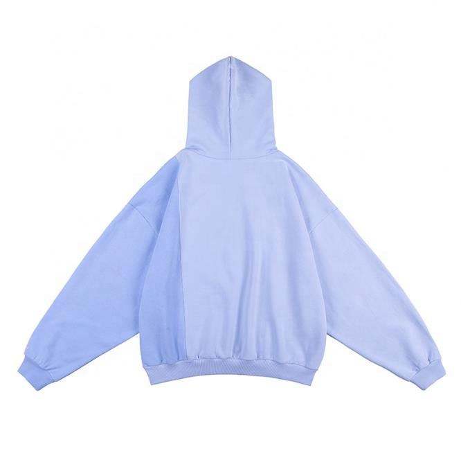Fabricante OEM Bloco de cores personalizadas Terry Casual moletom personalizado com capuz de grandes dimens&otilde;es