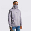 OEM-producent Custom Herrefrakker Bomuld 450Gsm French Terry Heavyweight Turtle Neck Sweatshirt Oversized h&aelig;ttetr&oslash;je
