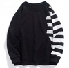 OEM Tillverkare Anpassad Stripe Casual Custom Sweatshirt Plus Size Hoodies Herr Hoodies