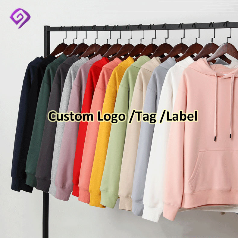 ผู้ผลิตขายส่งคุณภาพสูงออกแบบเองโลโก้กราฟิกพิมพ์ปักขนแกะ Unisex เปล่าธรรมดาขนาดใหญ่ผู้ชาย Hoodies