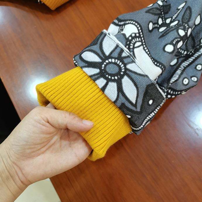 Custom Contrast Sleeve Varsity Jacket Dragkedja Stativ krage M&auml;n Motorcykel Jacka