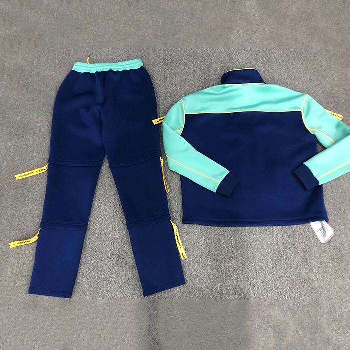 Spersonalizuj swoje logo Męski dres Bluza Projektant mody Kolorowy blok Detale z taśmą Dwuczęściowy kombinezon dresowy