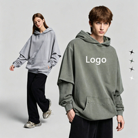 1279 Sudadera con capucha de doble capa de 400 g/m2 para hombre
