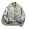 Chaqueta de algod&oacute;n simple del b&eacute;isbol de la cubierta del bolsillo del color s&oacute;lido de los hombres de encargo del fabricante del OEM