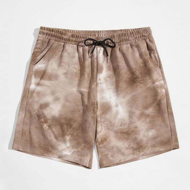 H&oslash;jkvalitets sublimering til m&aelig;nd tr&aelig;ningsshorts Tie Dye m&oslash;nster Herre sweatshorts