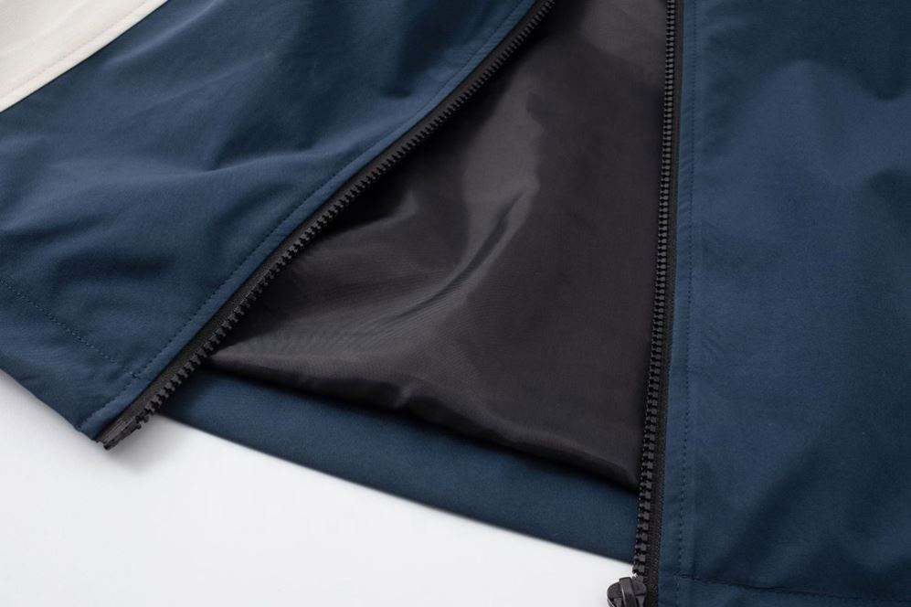 Fabricant OEM personnalis&eacute; grandes tailles coutures contrast&eacute;es populaire col montant fermeture &eacute;clair veste d&eacute;contract&eacute;e