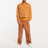 P&aacute;nsk&aacute; lež&eacute;rn&iacute; m&oacute;da Cord Western Jacket Regular Fit Plain Manšestrov&aacute; bunda v hořčici