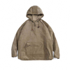 Felpa con cappuccio in velluto a coste allentata con cappuccio con tasca con cerniera e pullover da uomo personalizzato del produttore OEM