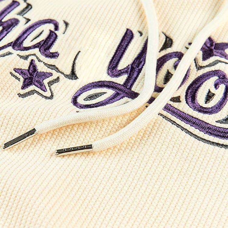 OEM-Hersteller Hochwertige, individuelle 3D-Stickerei-Logo-Mode-Patchwork-Pullover, zweifarbige Herren-Hoodies