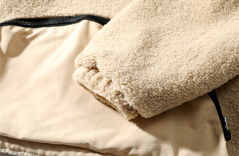 ผู้ผลิต Oem เสื้อกันหนาวหมวกที่กำหนดเองหลาใหญ่เสื้อผ้าผู้ชายแฟชั่นกระเป๋าแจ็คเก็ตเสื้อสวมหัวขนแกะเม็ดละเอียด