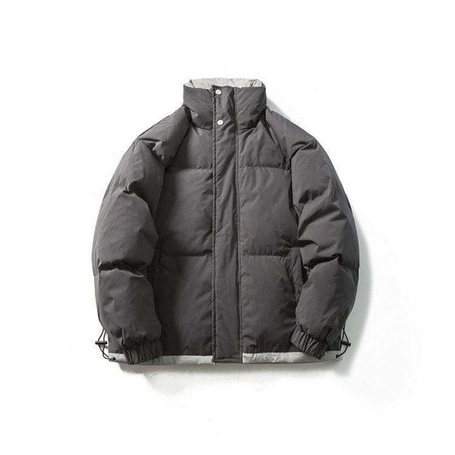 OEM v&yacute;robce Zak&aacute;zkov&yacute; p&aacute;nsk&yacute; bavlněn&yacute; kab&aacute;t Retro Pure Colour Simple Stand Collar Down Jacket