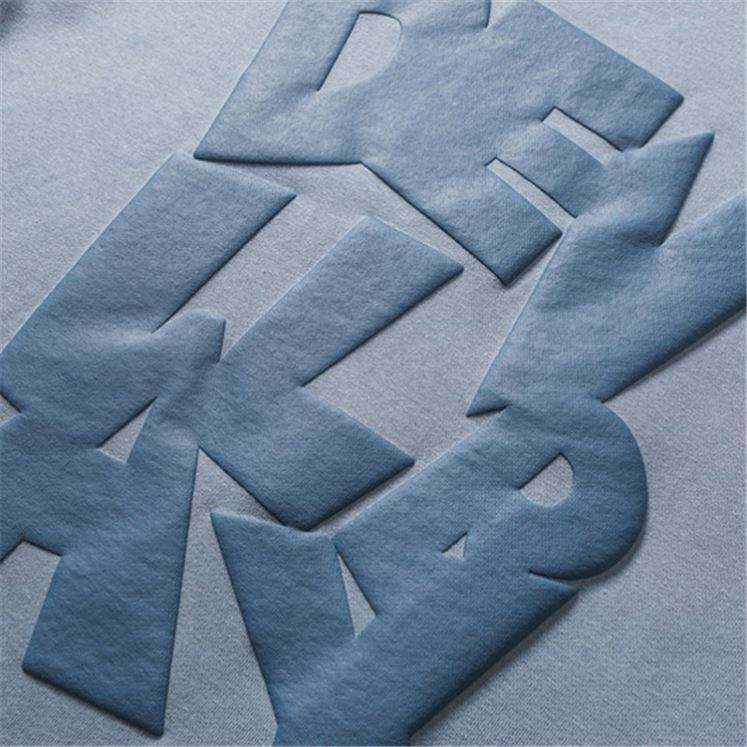 Fabricante OEM personalizado 3D Puff Hoodie Homens Mulheres Capuz de grandes dimens&otilde;es com impress&atilde;o de espuma com capuz