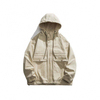 Veste de manteau d&eacute;contract&eacute;e &agrave; capuche pour hommes, fabricant OEM personnalis&eacute;, grande poche ext&eacute;rieure