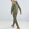 Hersteller von Jogginganz&uuml;gen f&uuml;r Herren, schlichter Trainingsanzug, Kapuzenpullover, schmal zulaufende Jogginghose in Khaki