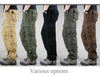 Customized Tactical Pants Solid Color Functional Multi Pockets Men Outdoor Cargo Pants