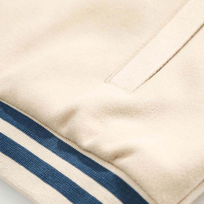 Chaqueta de b&eacute;isbol parcheada bordado personalizado de los hombres de letras de la chaqueta de bombardero del invierno de OEM Streetwear