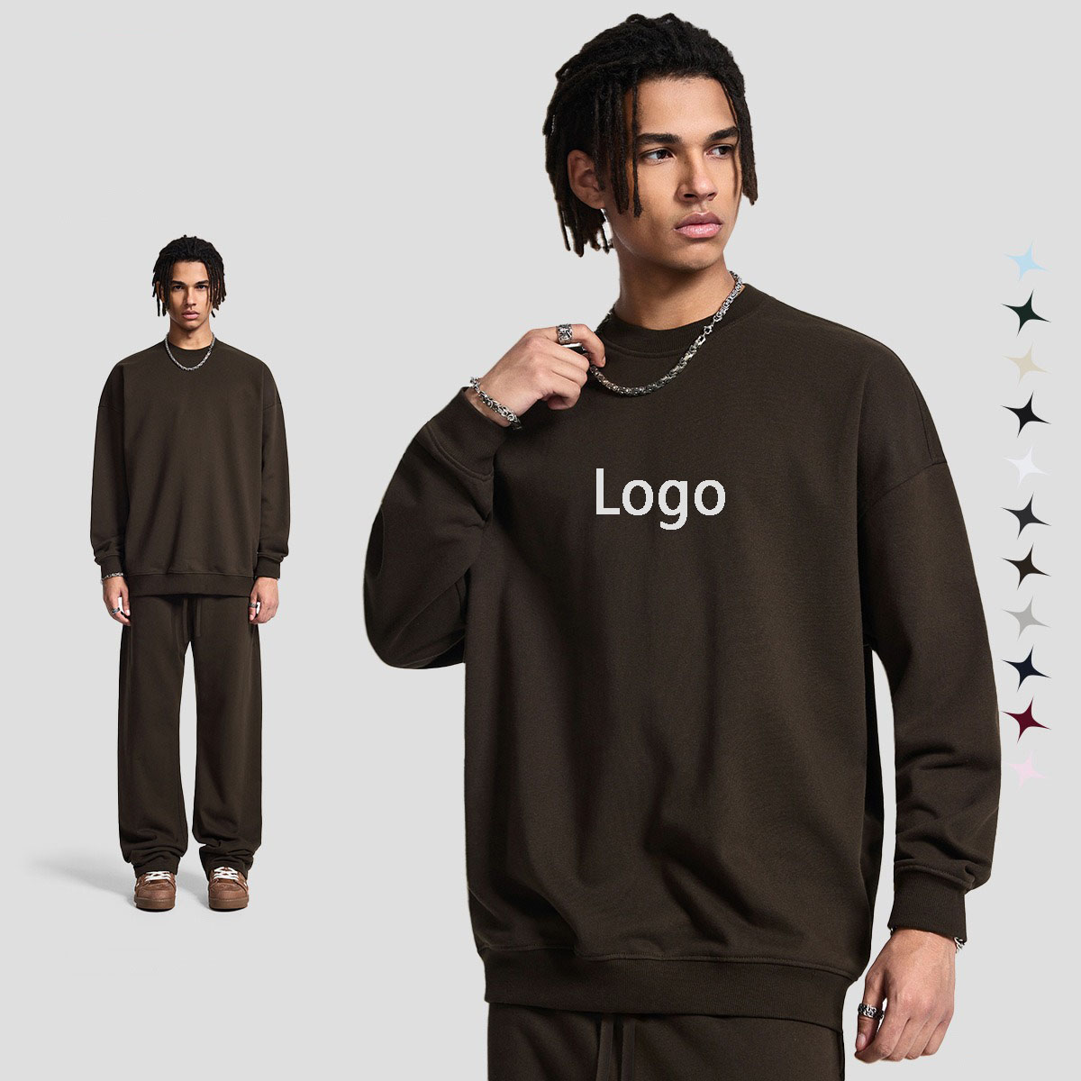 7716 ຜູ້ຜະລິດເສື້ອຢືດ Cotton Thick Sweatshirts