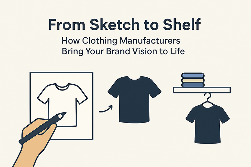 Van schets tot plank: hoe kledingfabrikanten uw merkvisie tot leven brengen