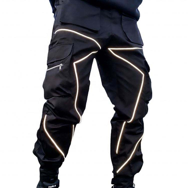 OEM v&yacute;robce Reflexn&iacute; p&aacute;skov&yacute; design P&aacute;nsk&eacute; cargo nylonov&eacute; kalhoty Rychleschnouc&iacute; nylonov&eacute; kalhoty