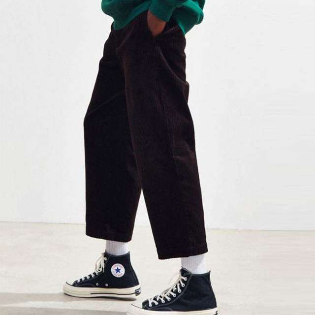 OEM Factory Custom Black Corduroy Skate Chino hlače