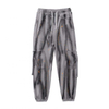 OEM fabricant personnalis&eacute; Polyester coton hommes imprim&eacute; Logo Jogger pantalons de surv&ecirc;tement hommes couleur bloc Cargo pantalons personnalis&eacute;s hommes
