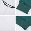 Fabricante OEM 2022 Gola de Algod&atilde;o Meio Zip Moletons Color Block Moda Pul&ocirc;ver Hip Hop Moletons Masculinos