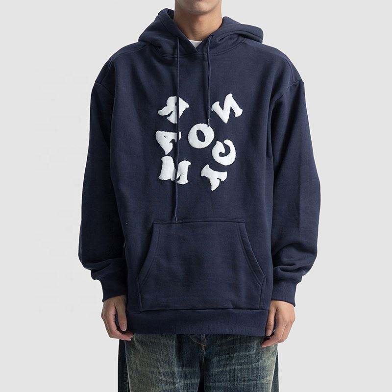 Κατασκευαστής OEM Custom 3D Puff Hoodie Ανδρικά Γυναικεία 100% Cotton Fleece Oversized Hoody Foaming Hoodie Printing Hoody