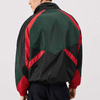 OEM-Hersteller mit individuellem Logo, Patchwork-Windjacke mit langen &Auml;rmeln und elastischen B&uuml;ndchen und Rei&szlig;verschluss