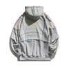 Sweat &agrave; capuche pour hommes, fabricant OEM, Logo personnalis&eacute;, vente en gros, nouveau Style d&eacute;truit, ourlet coup&eacute;, Hip Hop, trou cass&eacute;, sweat &agrave; capuche de styliste