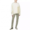 OEM-valmistajan r&auml;&auml;t&auml;l&ouml;ity miesten paneloitu v&auml;rilohko Patchwork Crewneck Oversize villapaita