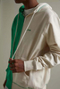 Pullover felpa con cappuccio con zip intera con cappuccio e grafica personalizzata da uomo in cotone 100% bicolore bicolore dal produttore OEM