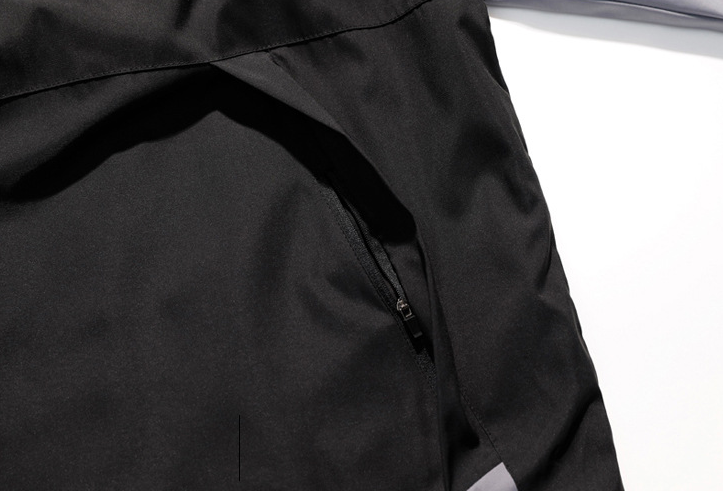 Pengilang OEM Disesuaikan Blok Warna Patchwork Setengah Zip Kasual Baju Sweat Tersuai Bersaiz Besar Hoodies Lelaki Hoodies