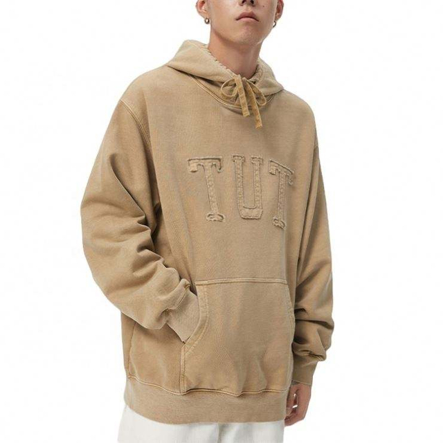 OEM ražotājs Pielāgoti vīriešu mēteļi šenila izšūšanas ielāpi Dvieļu aplikācijas izšuvumi kapuci džemperis