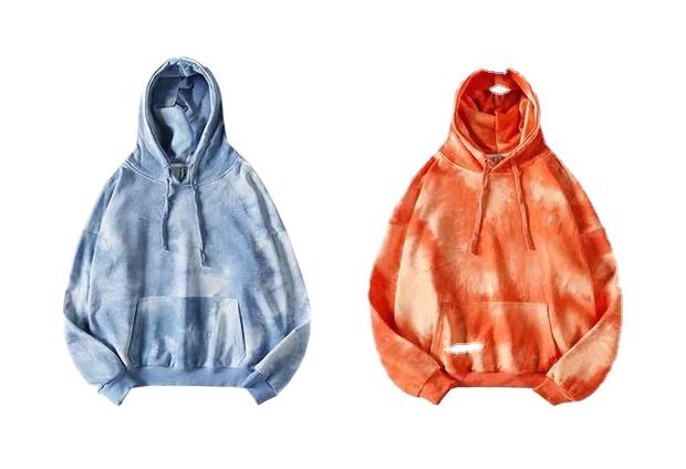 Roupas personalizadas Venda quente 100% algod&atilde;o com capuz tie-dye unissex