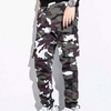 Brugerdefineret Streetwear Camo Printet Flap Pocket Cargo Bukser Herre
