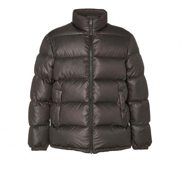 ຄຸນະພາບສູງ Mens Custom Logo Design Men's Zipper Up Quilted Puffer Jacket