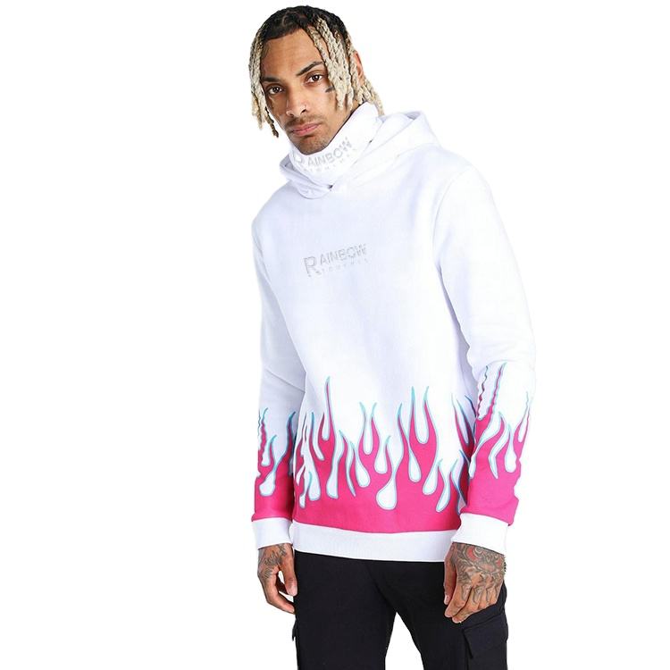 Moletom masculino estampado com padr&atilde;o personalizado