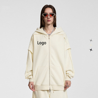 90988+90989 K&iacute;nai egyedi 450 Gsm cipz&aacute;ras kapucnis kapucni gy&aacute;rt&oacute;k