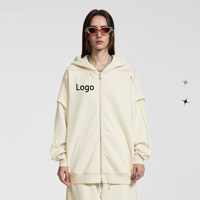 90988+90989 China Custom 450 Gsm Zip Up Hoodie Hersteller