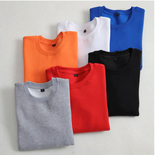 Sweatshirts ohne Markenzeichen f&uuml;r Herren, hochwertiges Sweatshirt, Rundhalsausschnitt, einfarbig